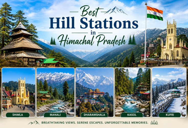 Best Hill Stations in Himachal Pradesh (2026 Guide): Top 10 Places for Every Traveler